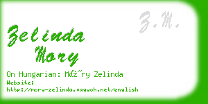 zelinda mory business card